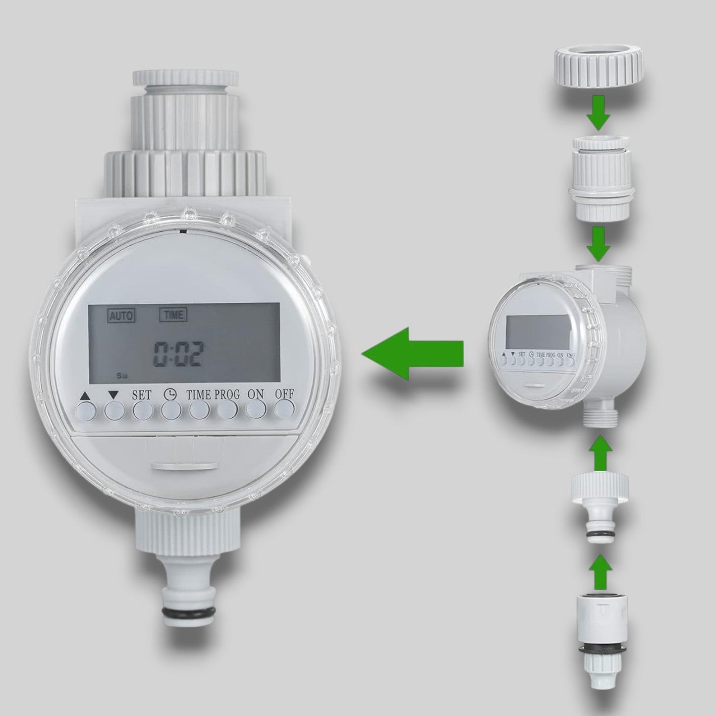 Programmateur Arrosage - AquaSmart™ - Argenté