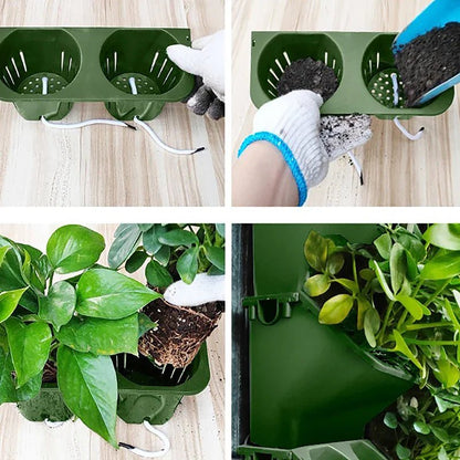 Pot de Fleurs - VerticalGardenFlowerPot™ - Vert Militaire